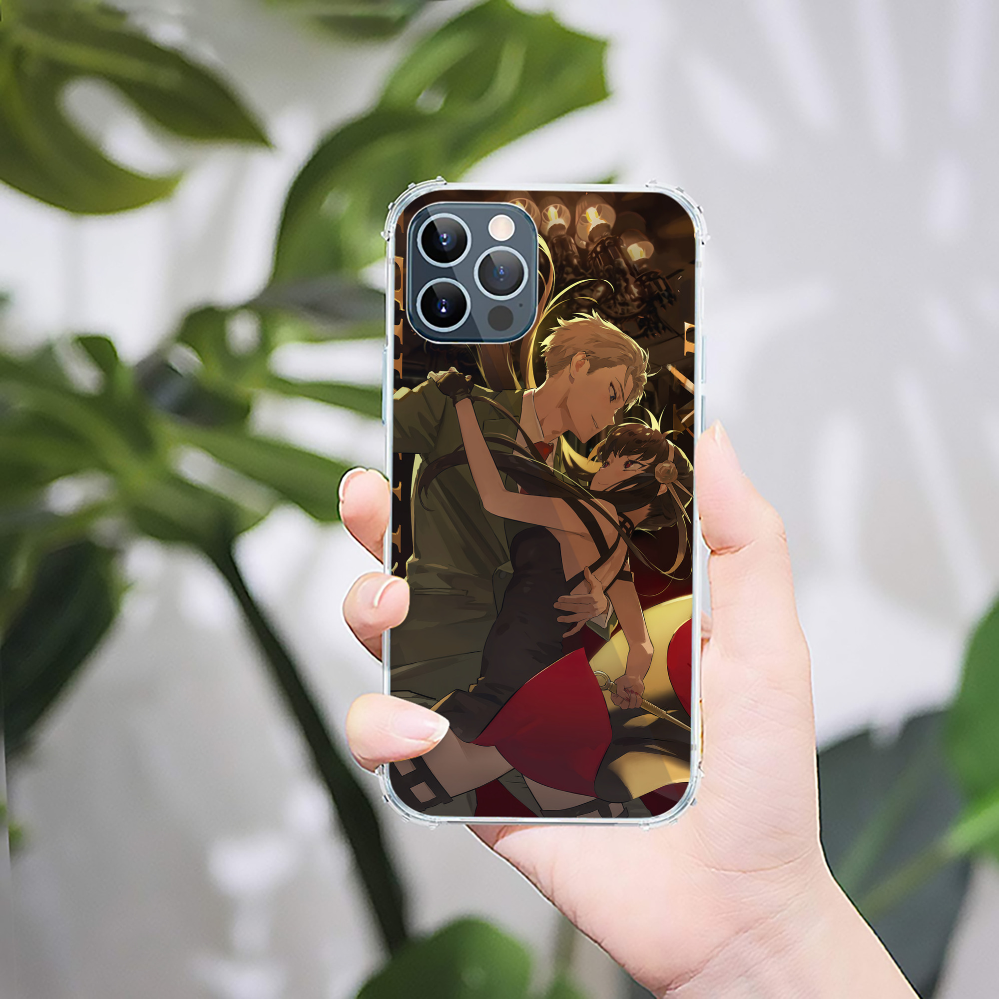 （画像用） SPY×FAMILY间谍家家酒 【iPhone 12シリーズ対応】透明スマホケース（クリアソフトケース）